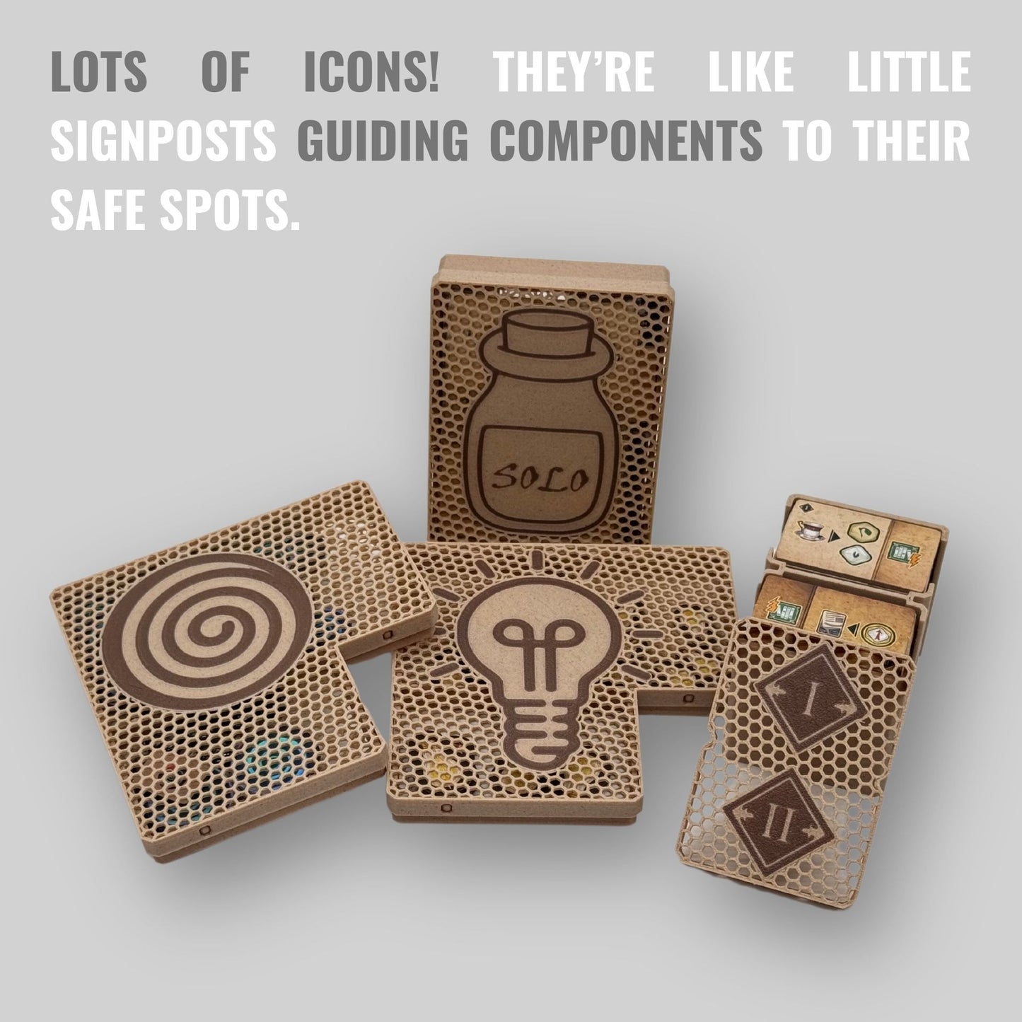 Unconscious Mind - board game insert