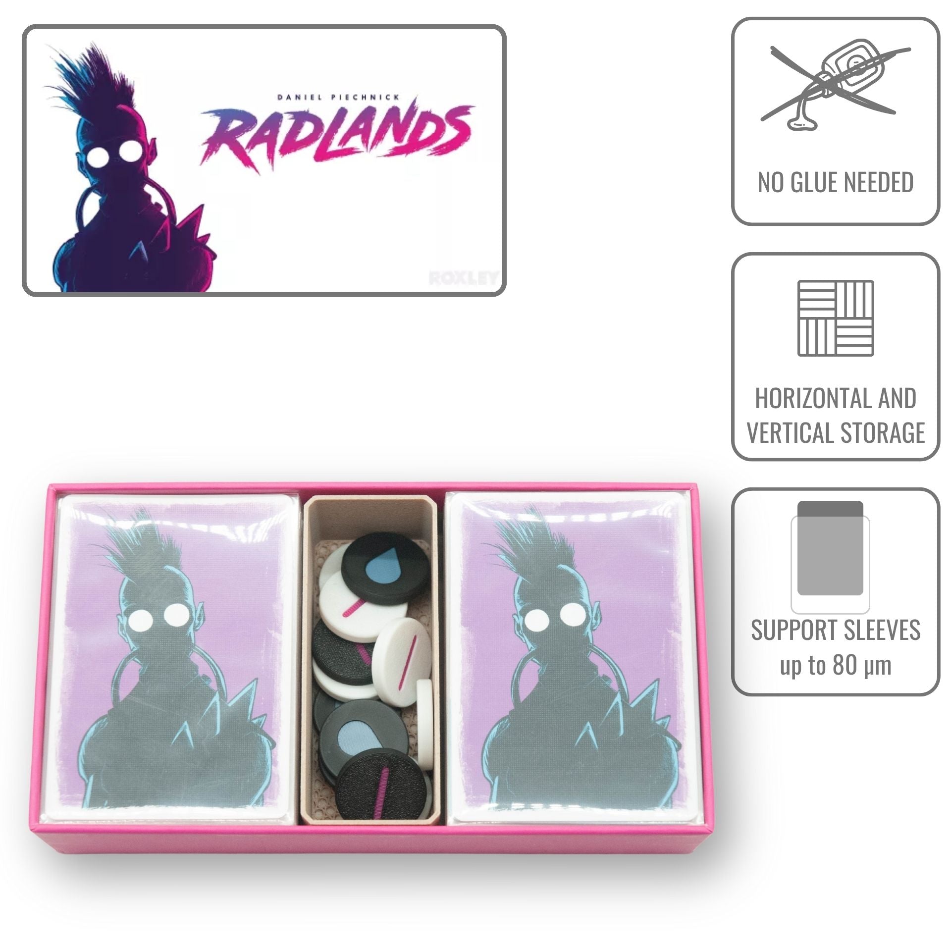 Radlands Board Game Insert | 3D Printed