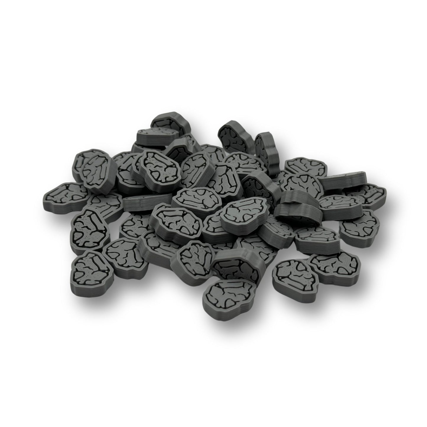 Stone - Upgraded tokens for board games - 20 pcs