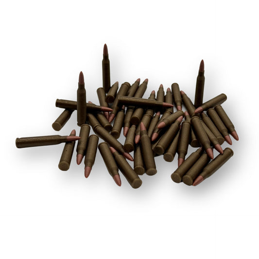 Rifle ammo - Upgraded tokens for board games - 20 pcs