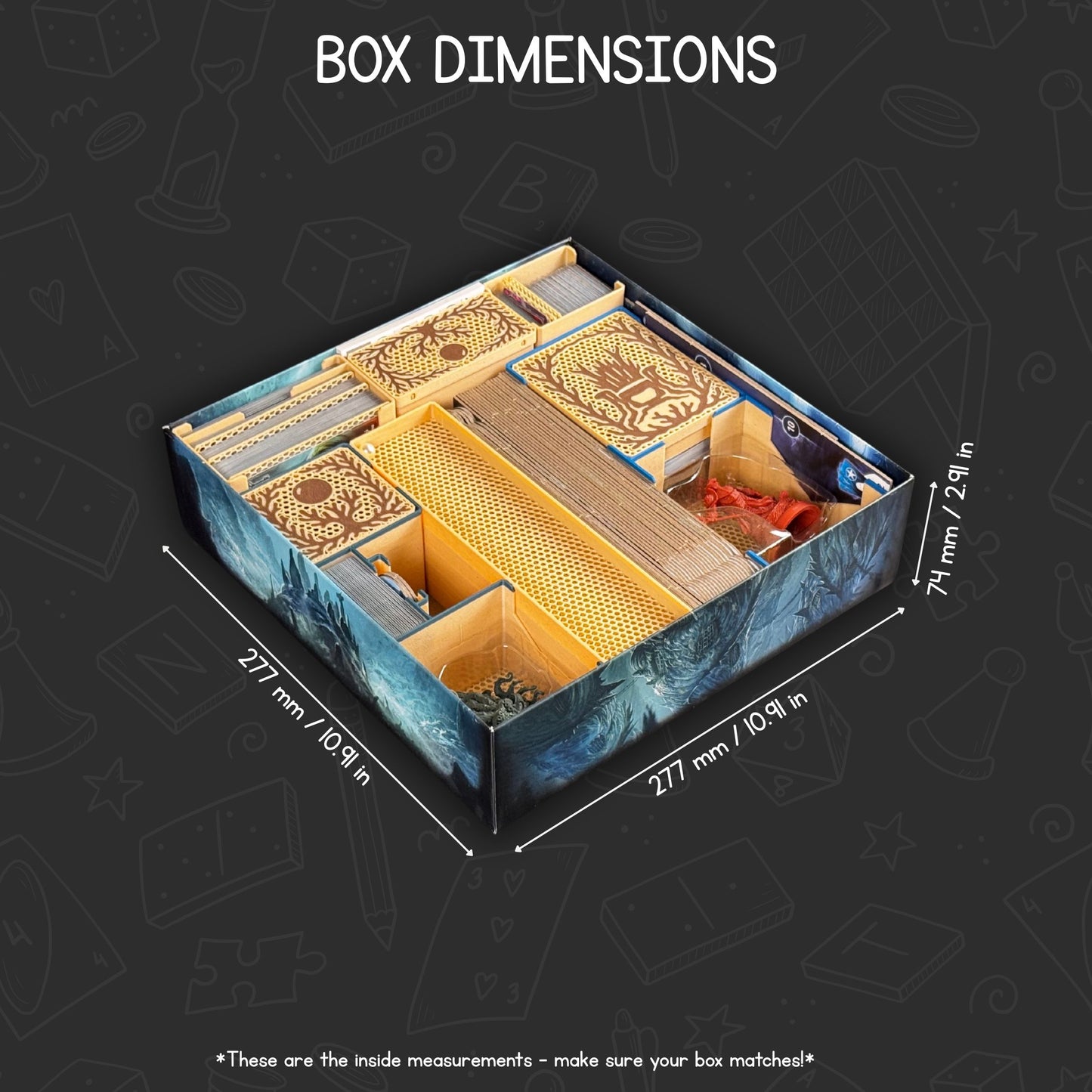 Abyss - board game insert