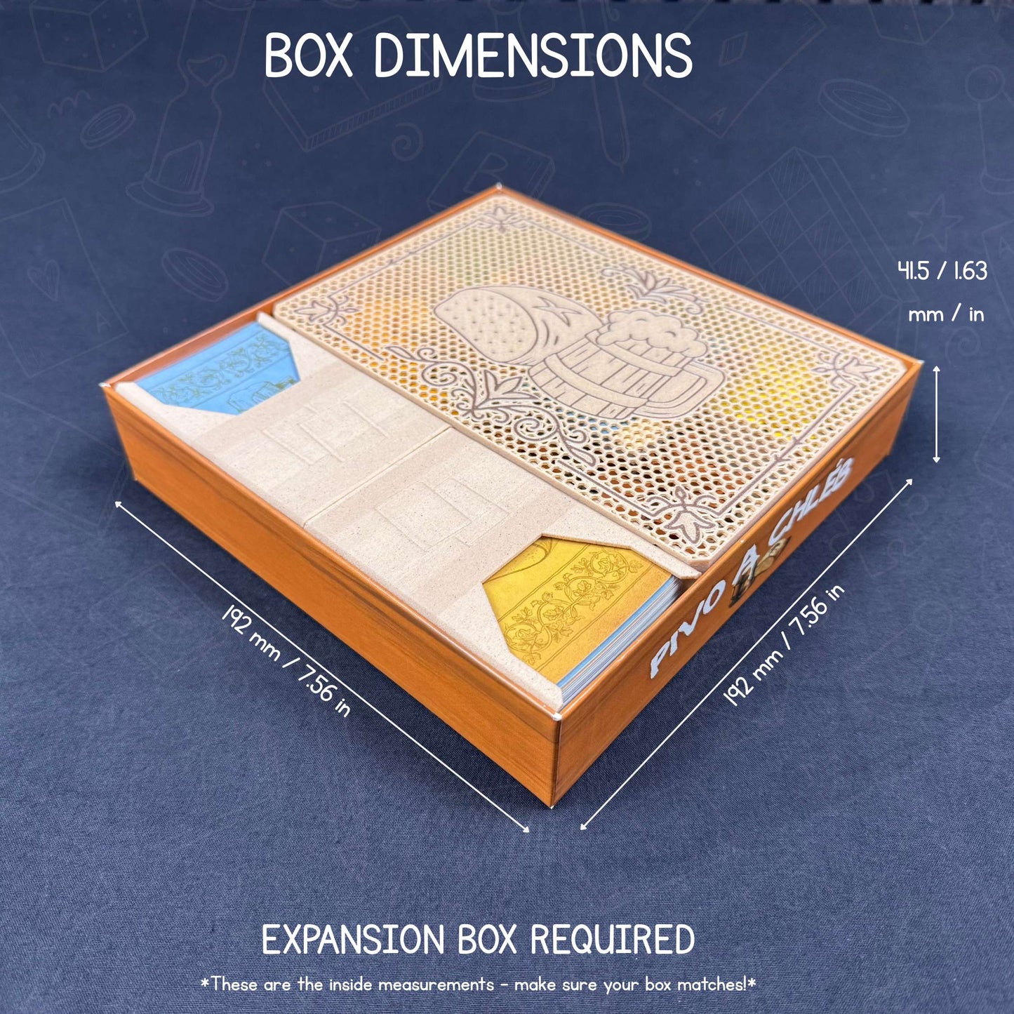 Beer & Bread - board game insert