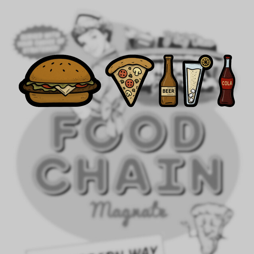 Food Chain Magnate - Stickers