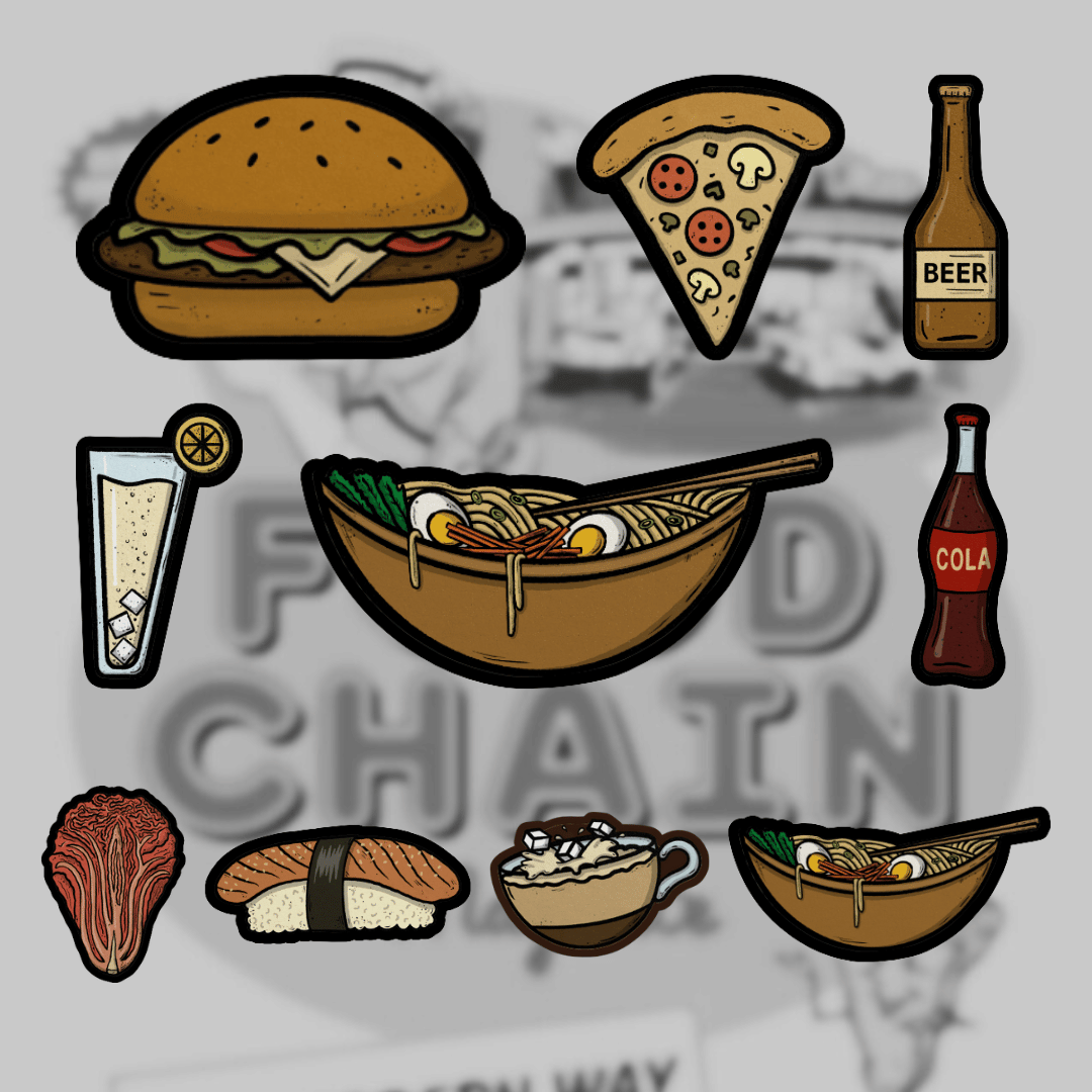 Food Chain Magnate Expansion - Stickers