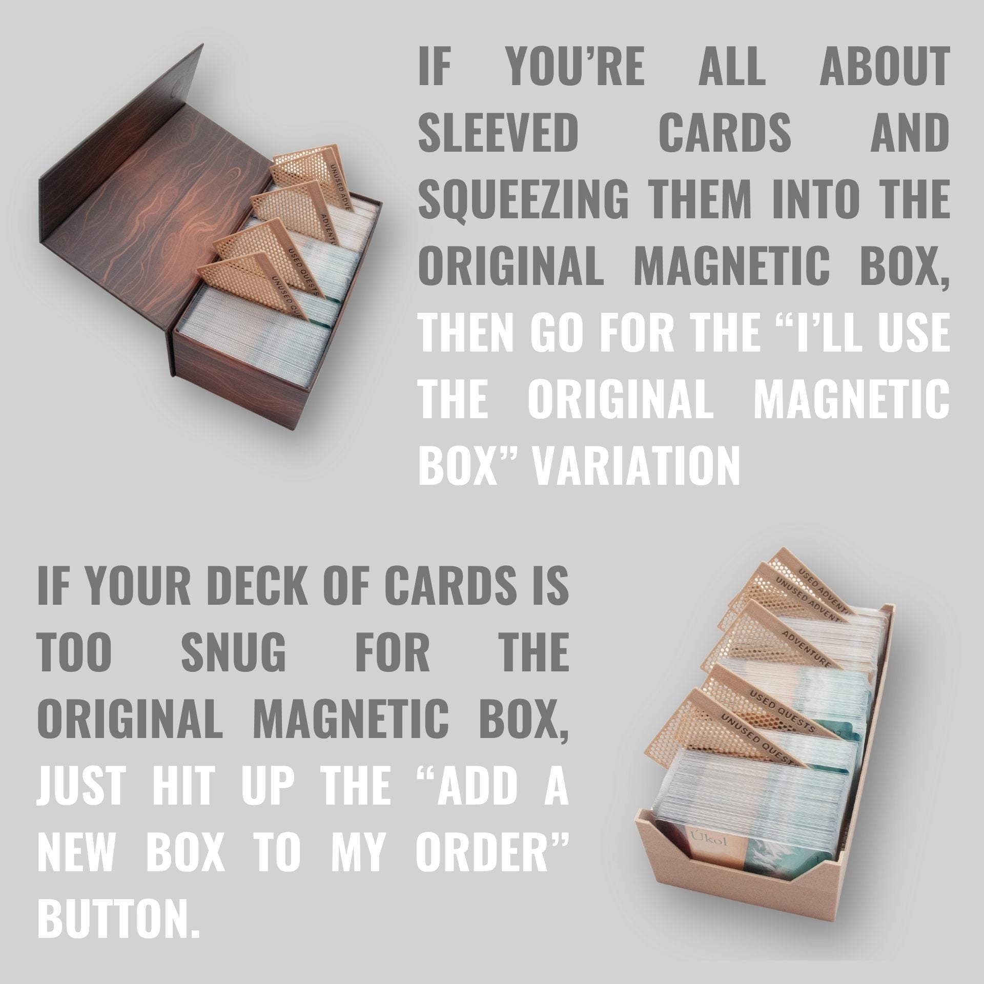 Sleeping Gods Board Game Insert | 3D Printed