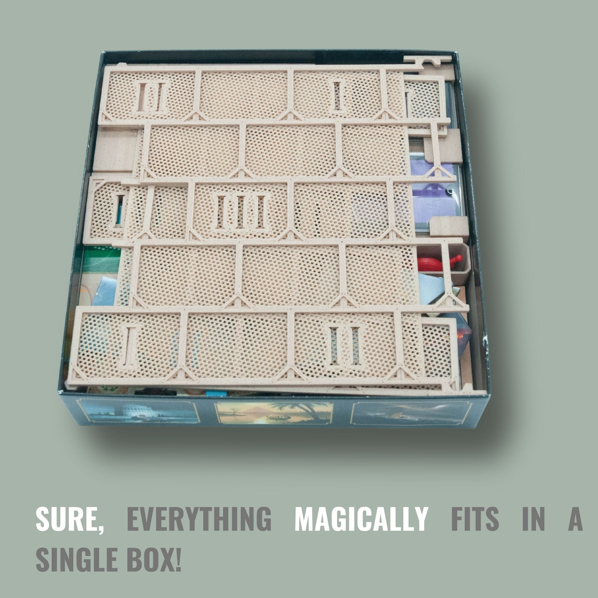 7 Wonders Duel Board Game Layout | 3D Printed | WOODNEQ 7 Wonders Duel Board Game Layout | 3D Printed | WOODNEQ