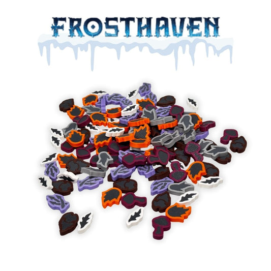 Frosthaven - Upgraded tokens for board game