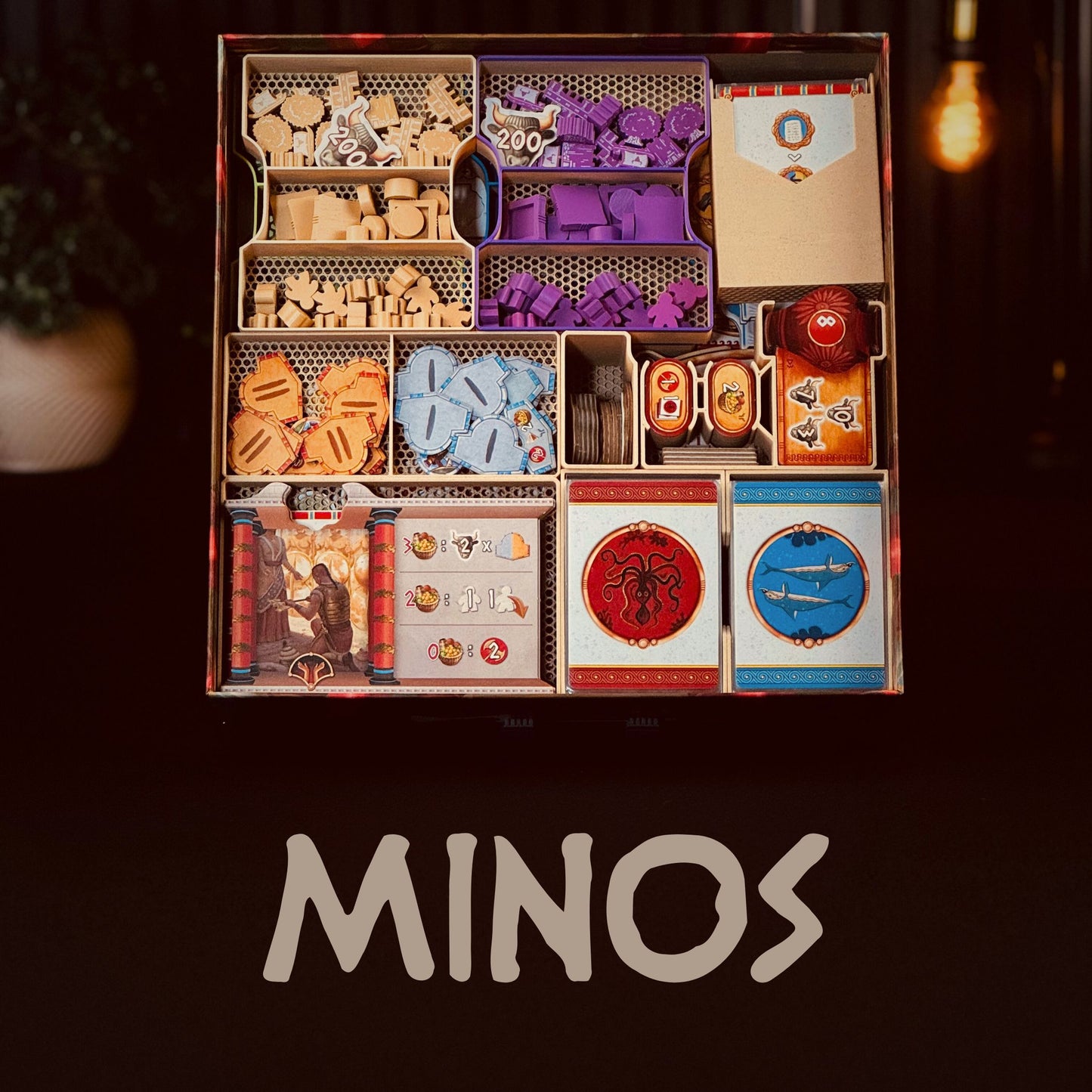 Minos: Dawn of the Bronze Age - board game insert