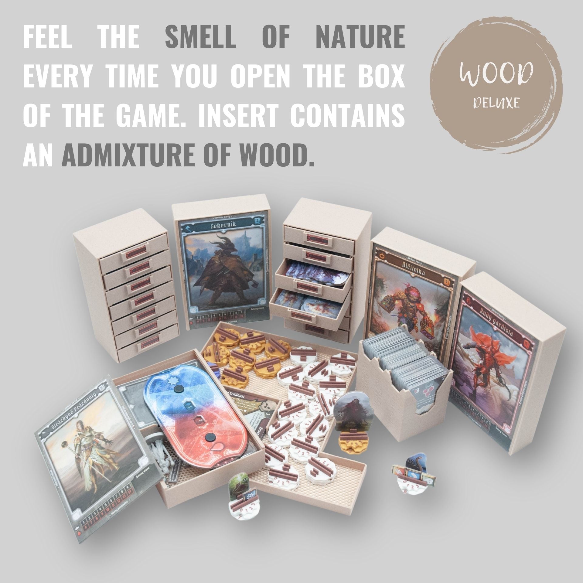 Gloomhaven board game insert | 3D Printed | WOODNEQ Gloomhaven board game insert | 3D Printed | WOODNEQ