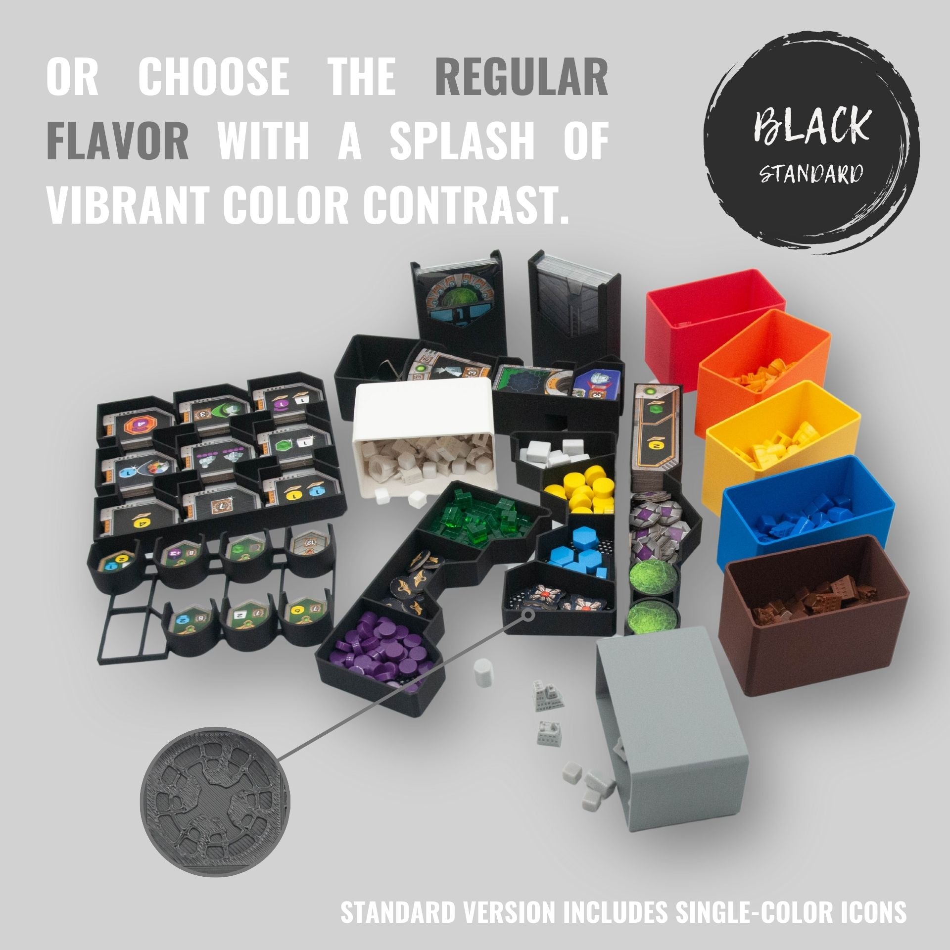 Gaia Project Board Game Insert | 3D Printed | WOODNEQ