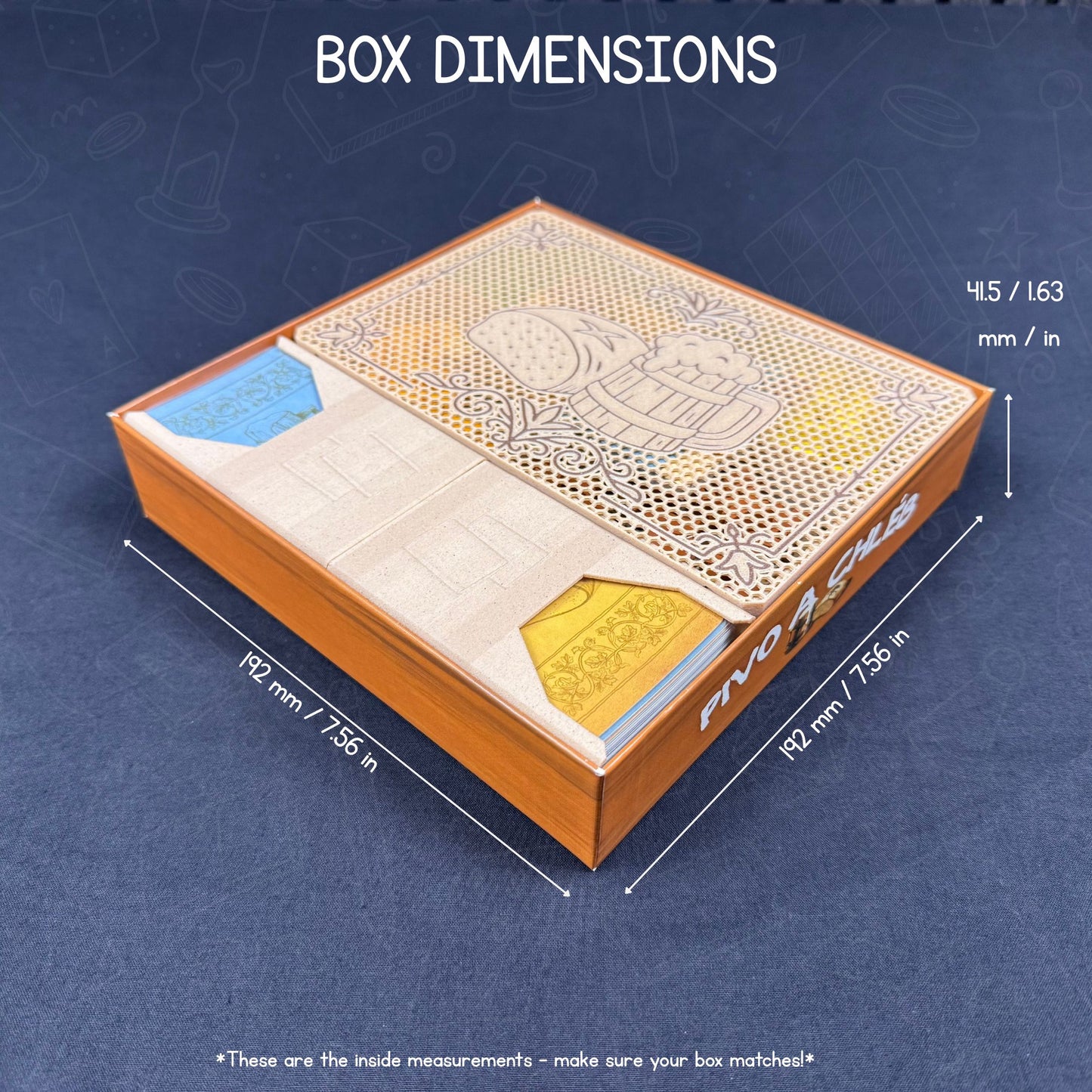 Beer & Bread - board game insert