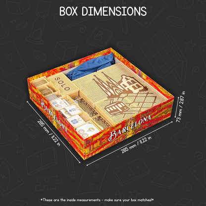 Barcelona - board game insert
