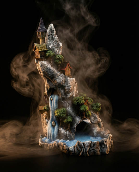 Mountain Village - dice tower