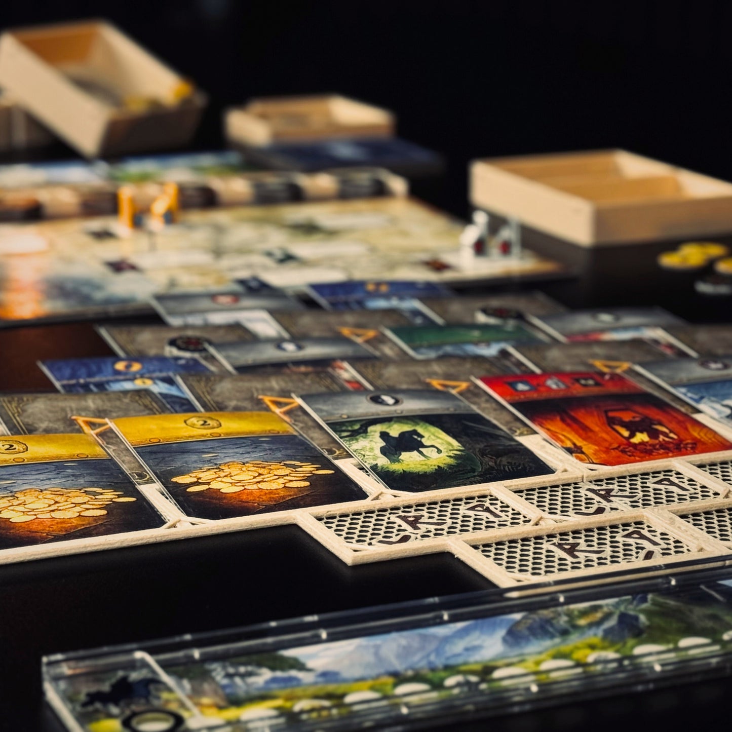 The Lord of the Rings: Duel for Middle-earth - board game insert