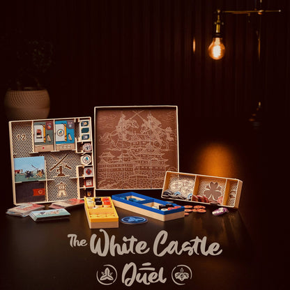 The White Castle Duel - board game insert