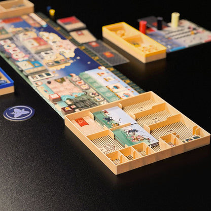 The White Castle Duel - board game insert