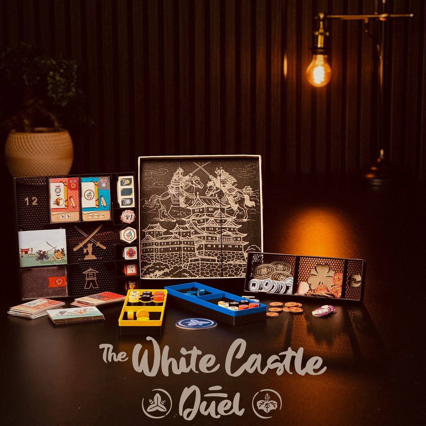 The White Castle Duel - board game insert